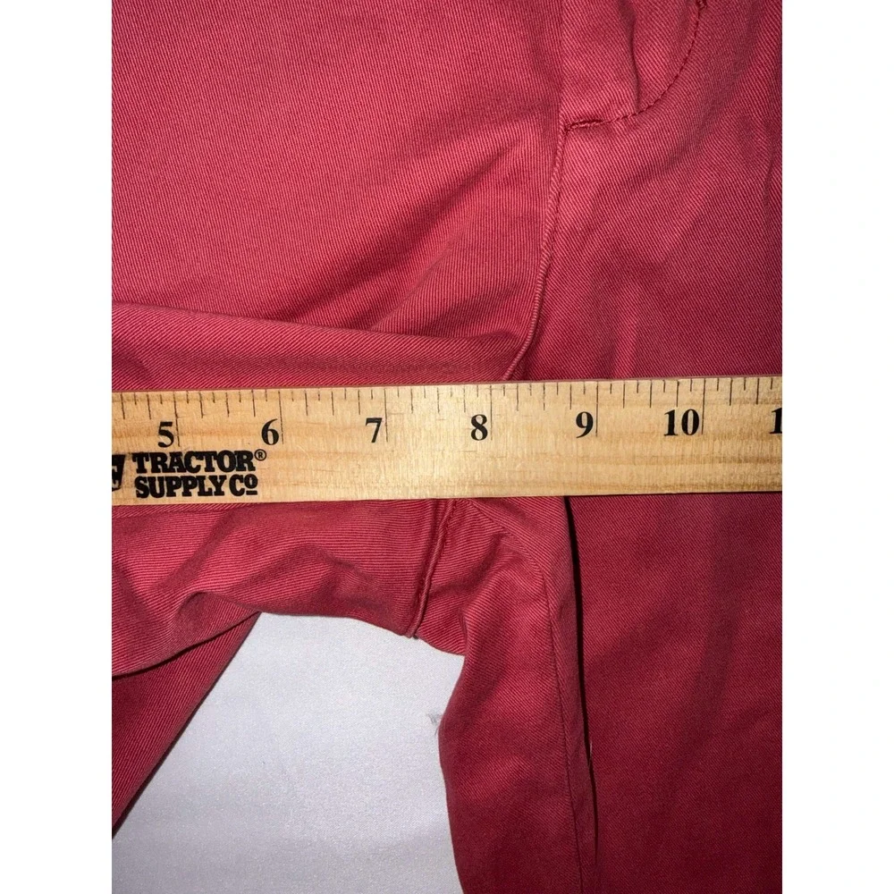 Club Room‎ Chino Shorts Mens Size 36 Red Cotton Casual Preppy